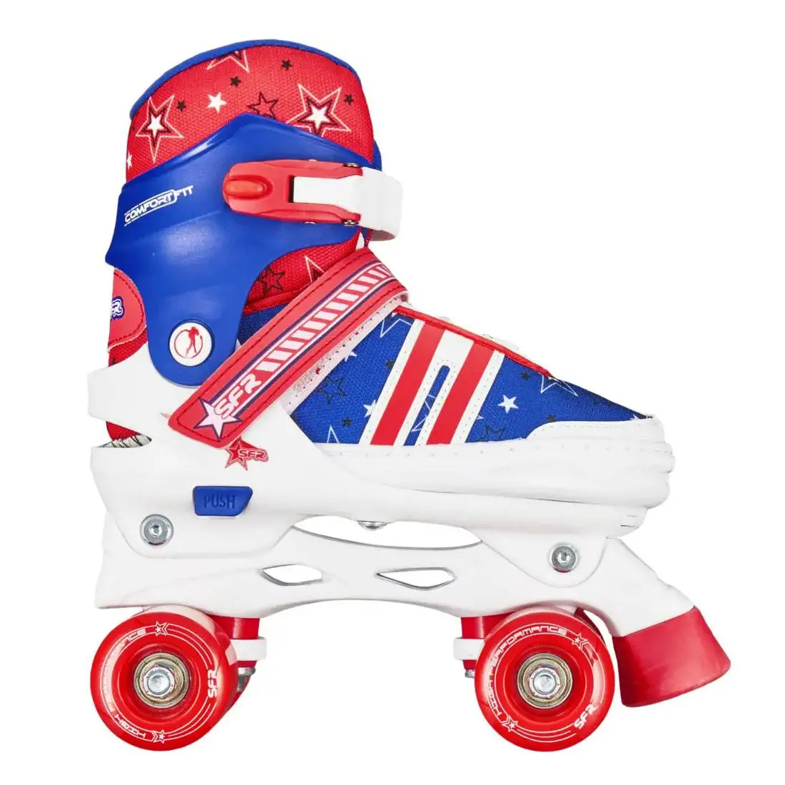 Sfr Spectra Adjustable Skate - Blue/Red 1