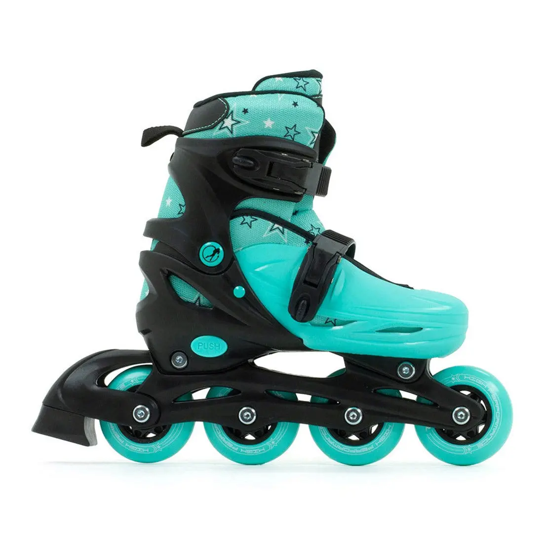 Sfr Plasma Adjustable Skate - Black/Green 1