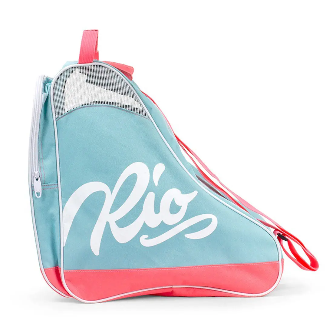 Rio Roller Script Skate Bag - Teal/Coral 1