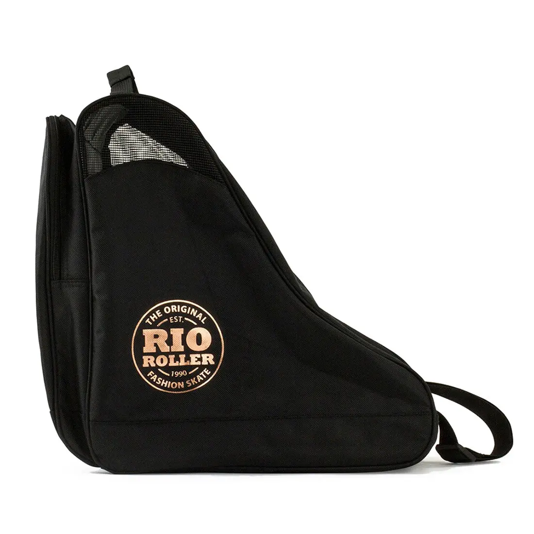 Rio Roller Skate Bag - Black/Rose Gold 1