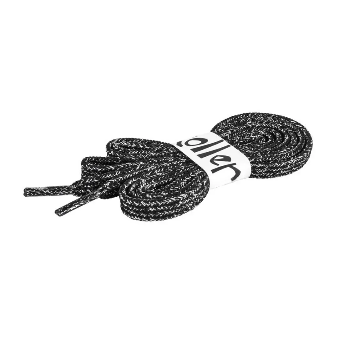 Rio Roller Laces - Black Glitter 1