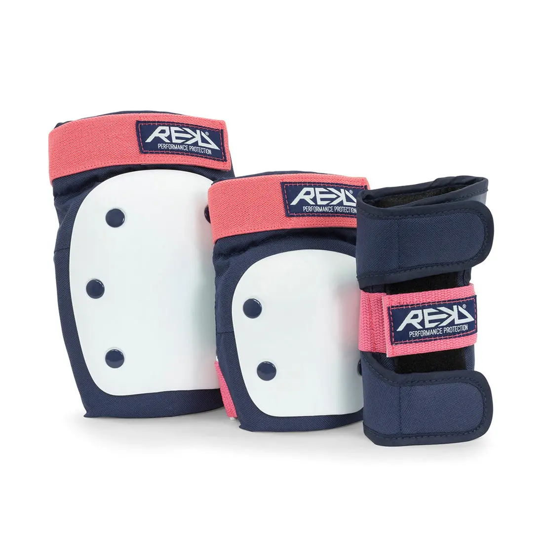 Rekd Heavy Duty Tri-Pack Adult - Blue/Pink 1