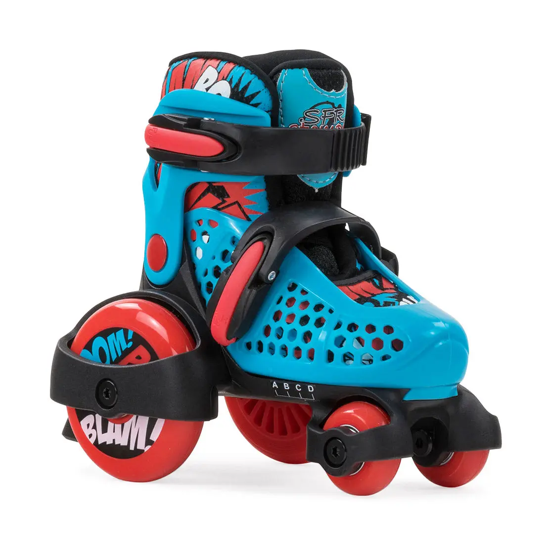 Sfr Stomper Adjustable Skates - Blue/Red 1
