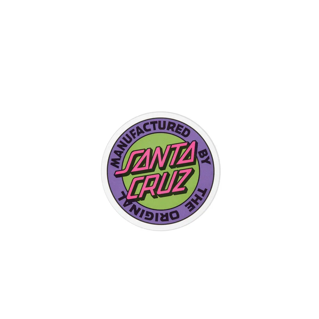 Santa Cruz Mfg Retro Dot Sticker - Green 1