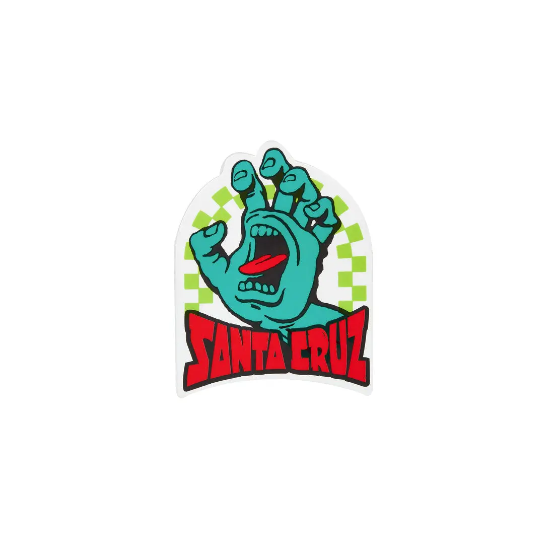 Santa Cruz Arch Check Hand Sticker 1