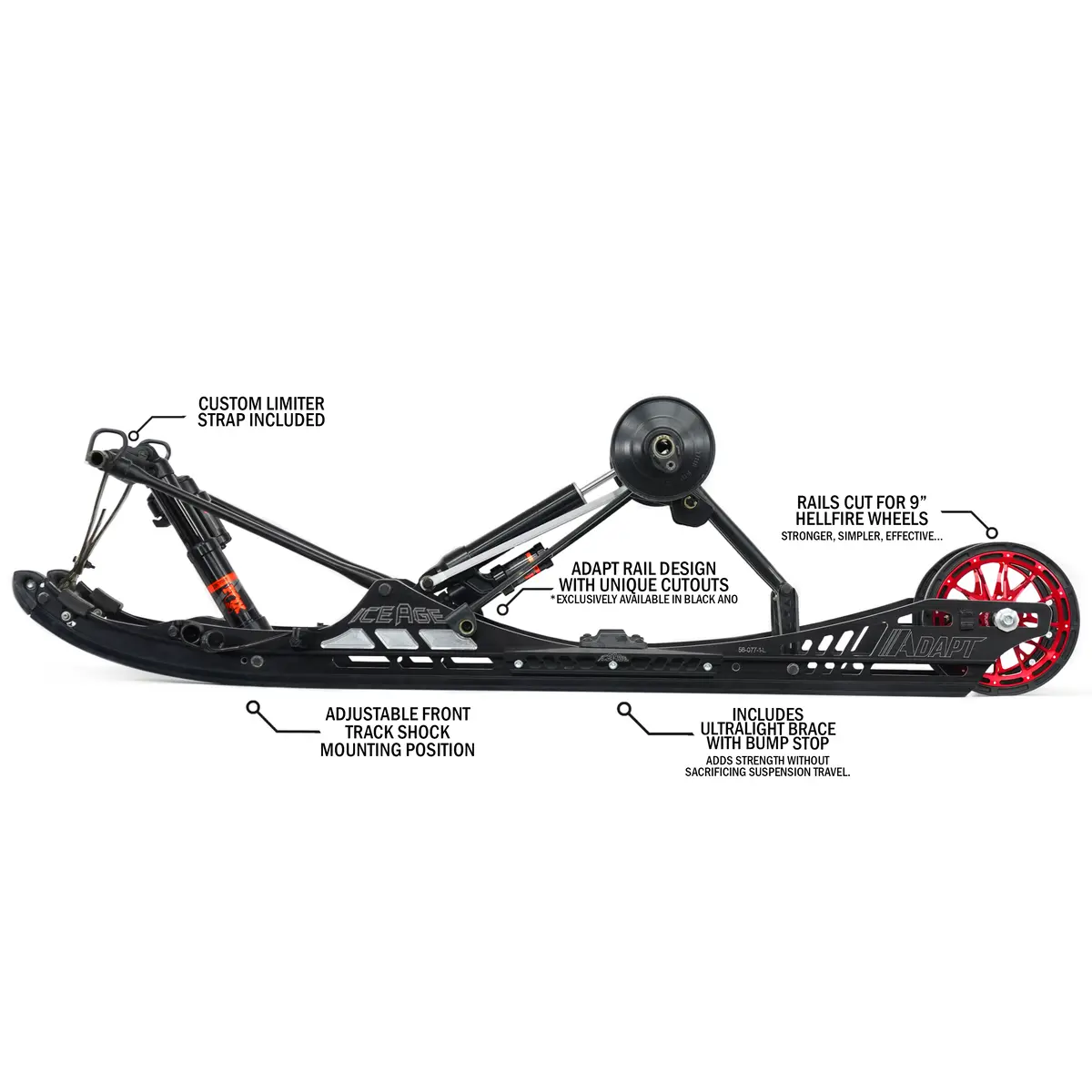 Adapt Rails For Skidoo G5 Summit/Freeride 2023-Current 1