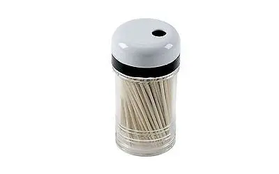 Bradshaw 25898 Good Cook Shake A Pick Wooden Toothpick Dispenser - Quantity Of 12 1