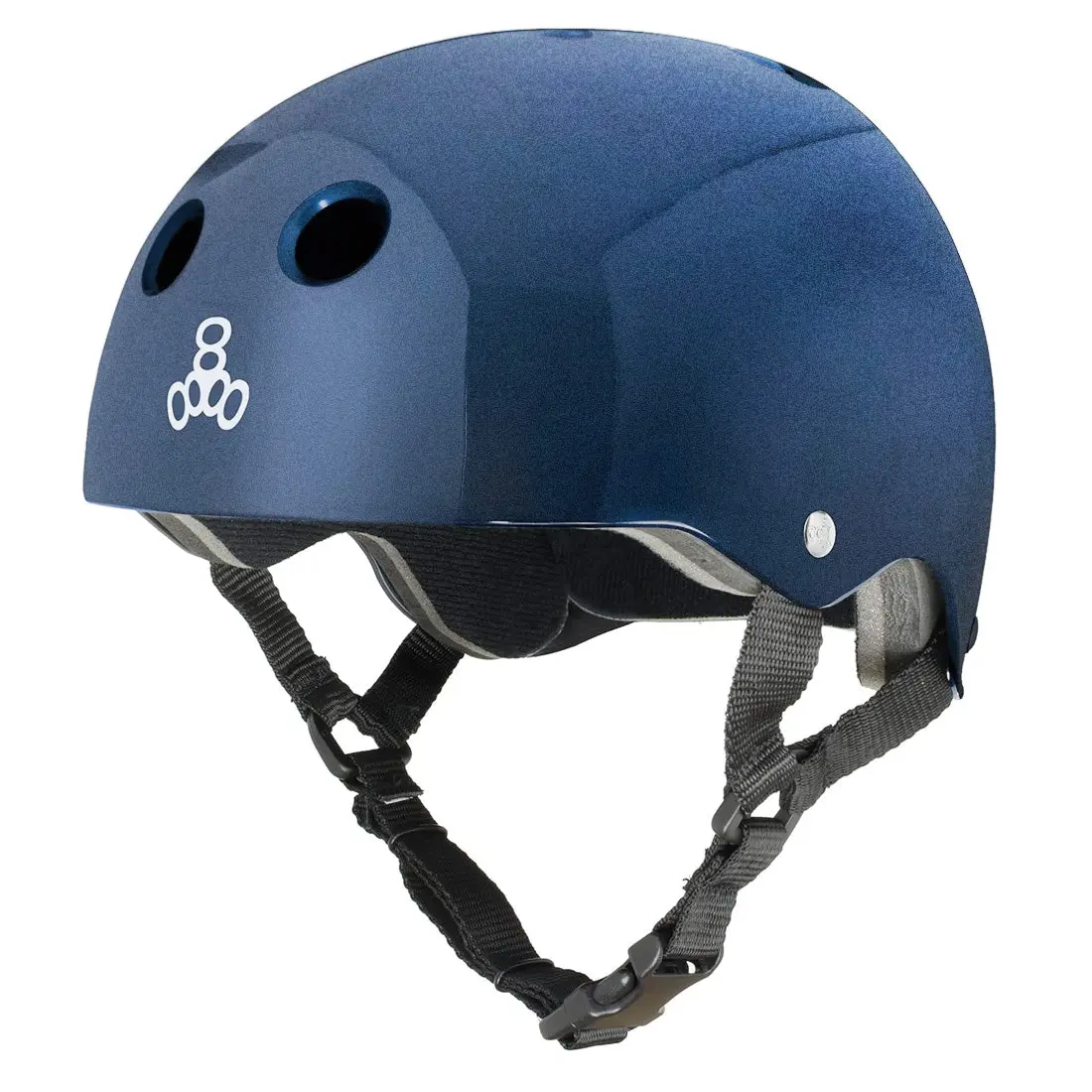 Triple 8 Skate Ss Helmet - Blue Metallic Gloss 1