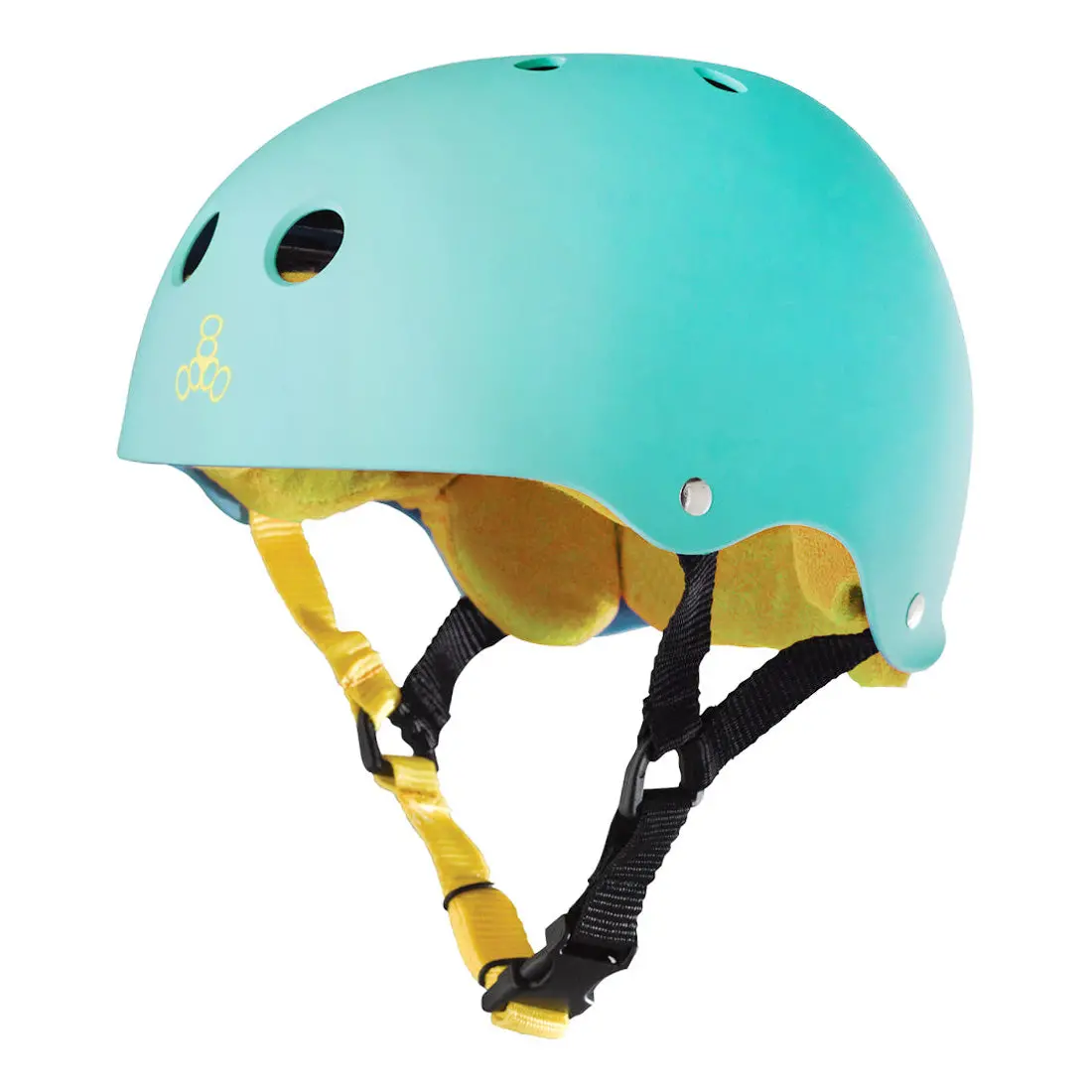 Triple 8 Skate Ss Helmet - Baja Teal Rubber 1