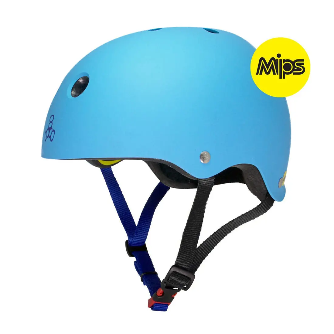 Triple 8 Skate 2 Cert Mips Helmet - Blue Matte 1