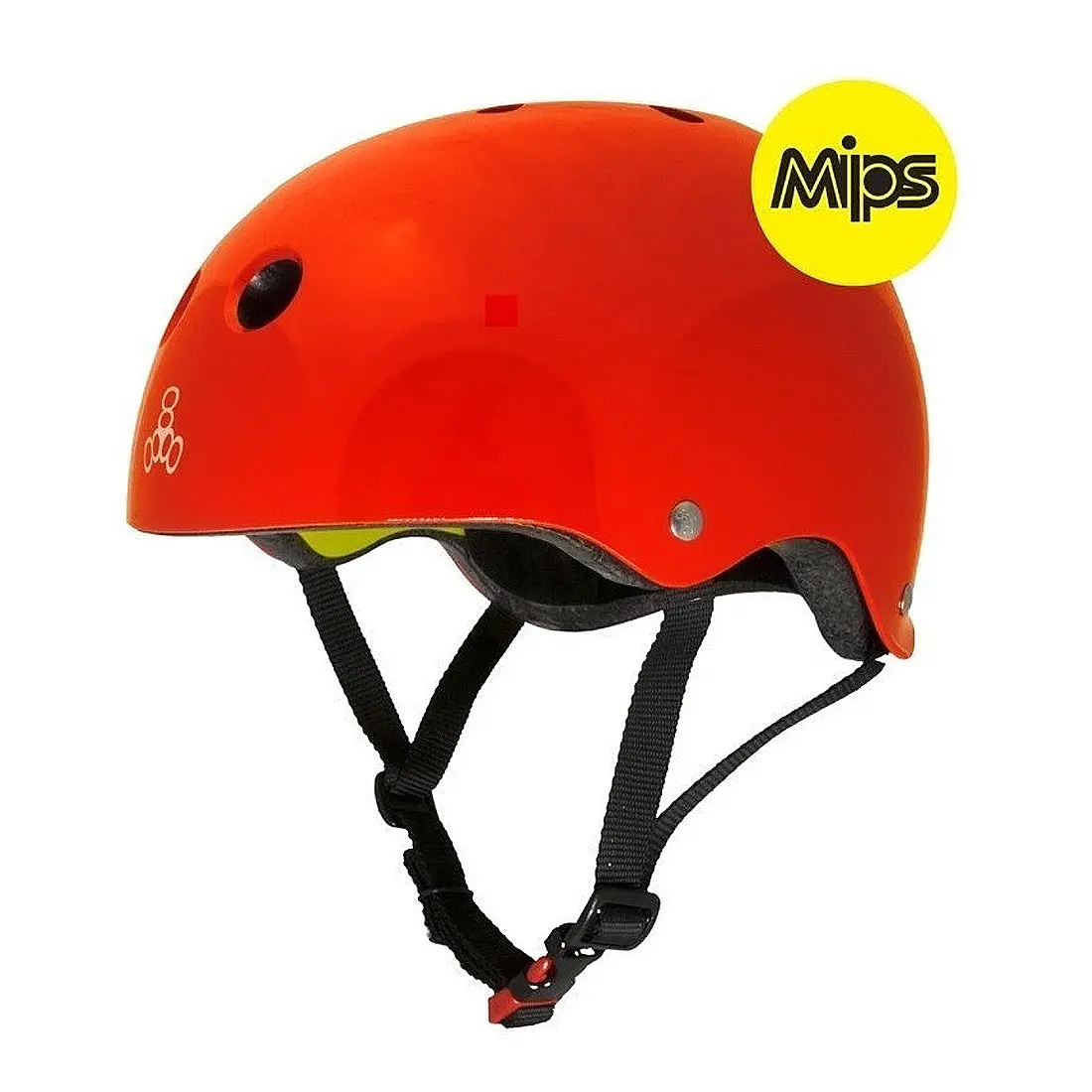 Triple 8 Skate 2 Cert Mips Helmet - Red Gloss 1