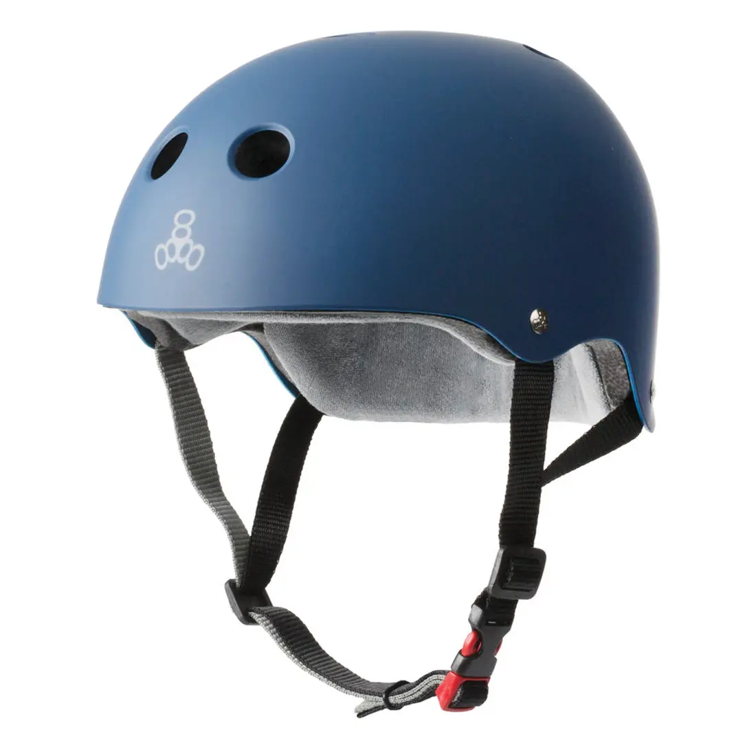 Triple 8 The Cert Ss Helmet - Navy Rubber 1