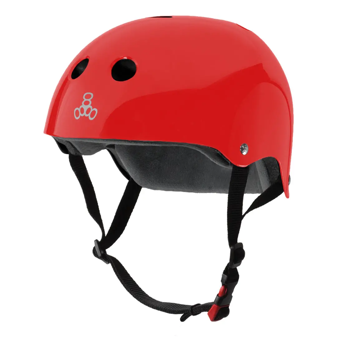 Triple 8 The Cert Ss Helmet - Red Gloss 1