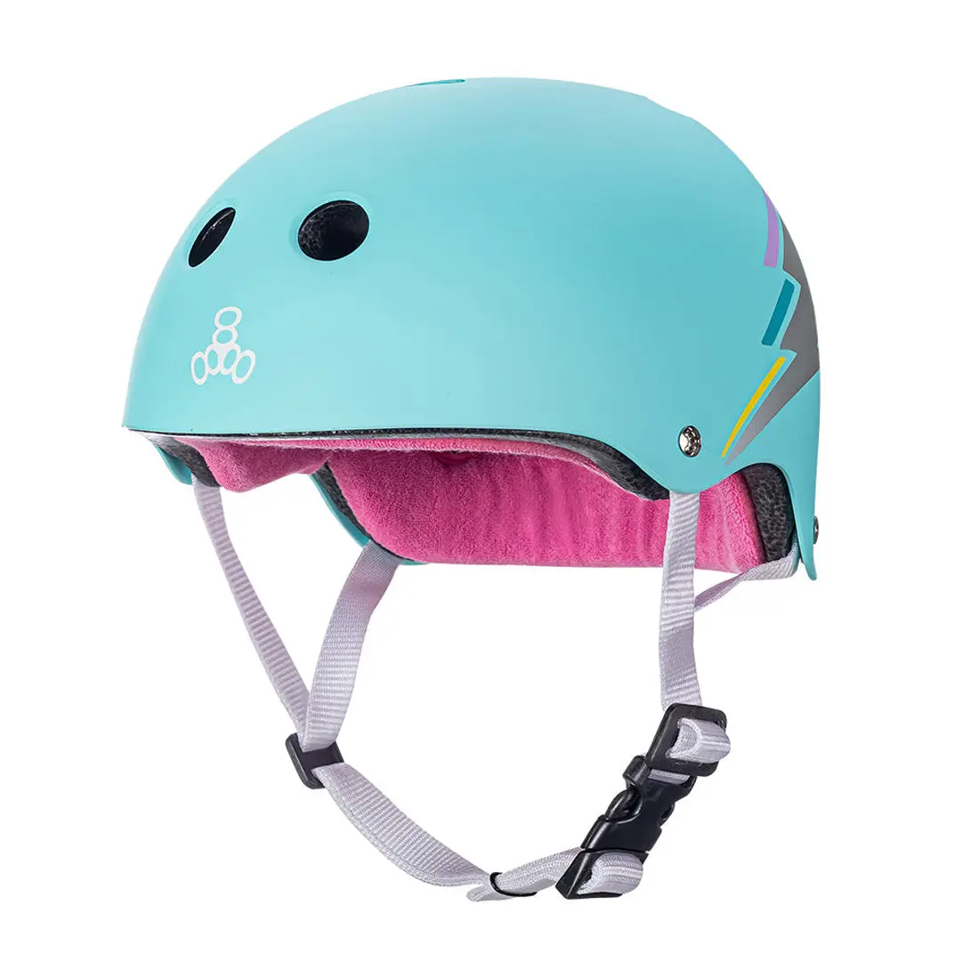 Triple 8 The Cert Ss Helmet - Teal Hologram 1