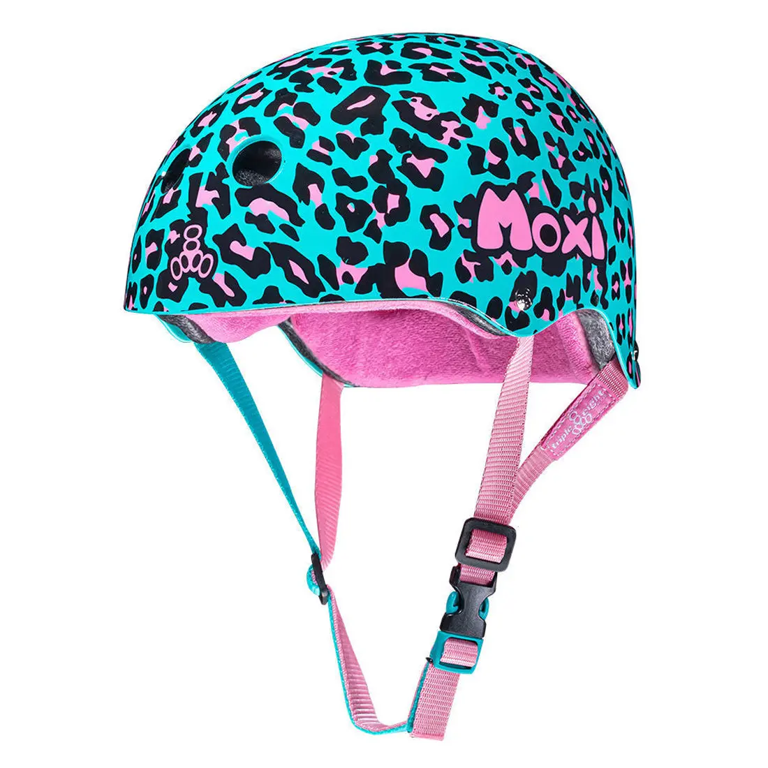 Triple 8 The Cert Ss Helmet - Moxi Leopard Aqua 1