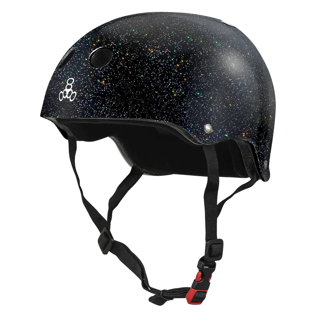 Triple 8 The Cert Ss Helmet - Black Glitter 1