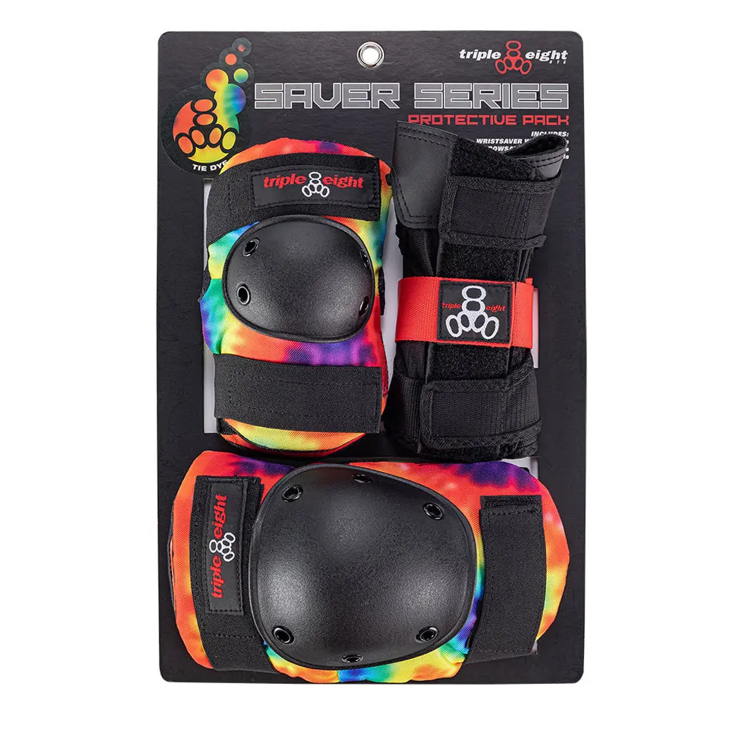 Triple 8 Saver Series Tri-Pack - Tie Dye - Junior 1