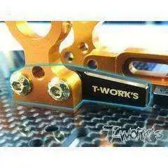 Tworks Xray T4 Brass Battery Backstop 1