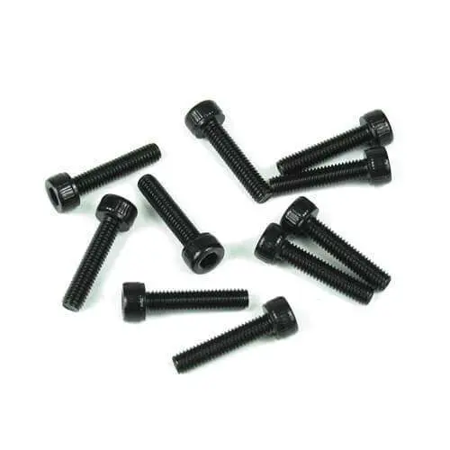 Tekno Rc - M3x14mm Cap Head Screws (Black, 10Pcs) 1