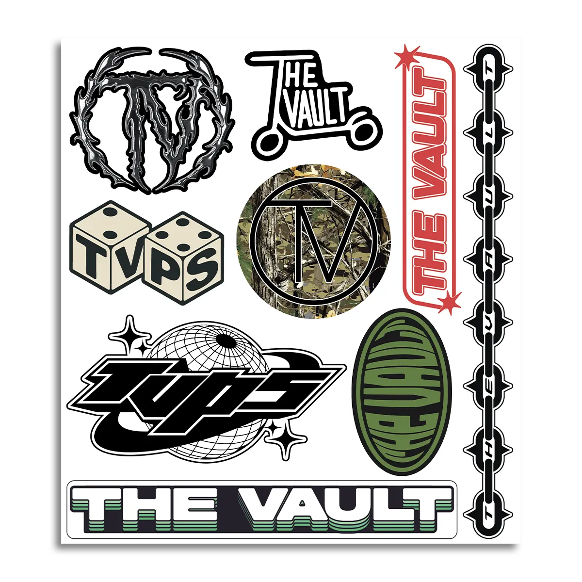 Tv Sticker Sheet 1