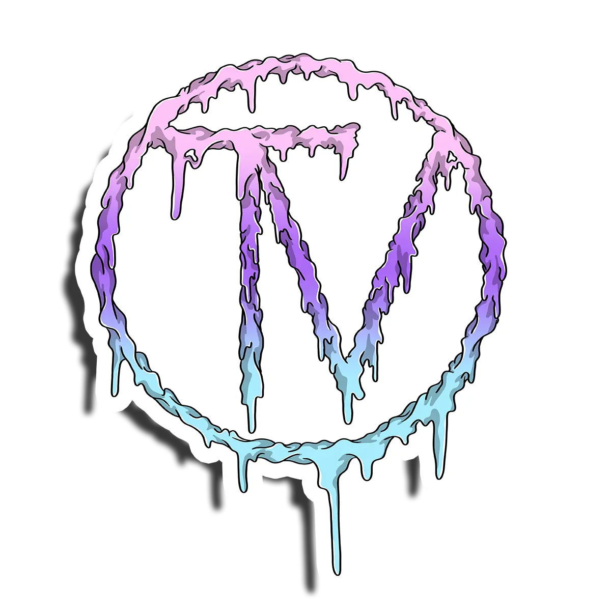 Tv X Colorfulfilth Sticker 1