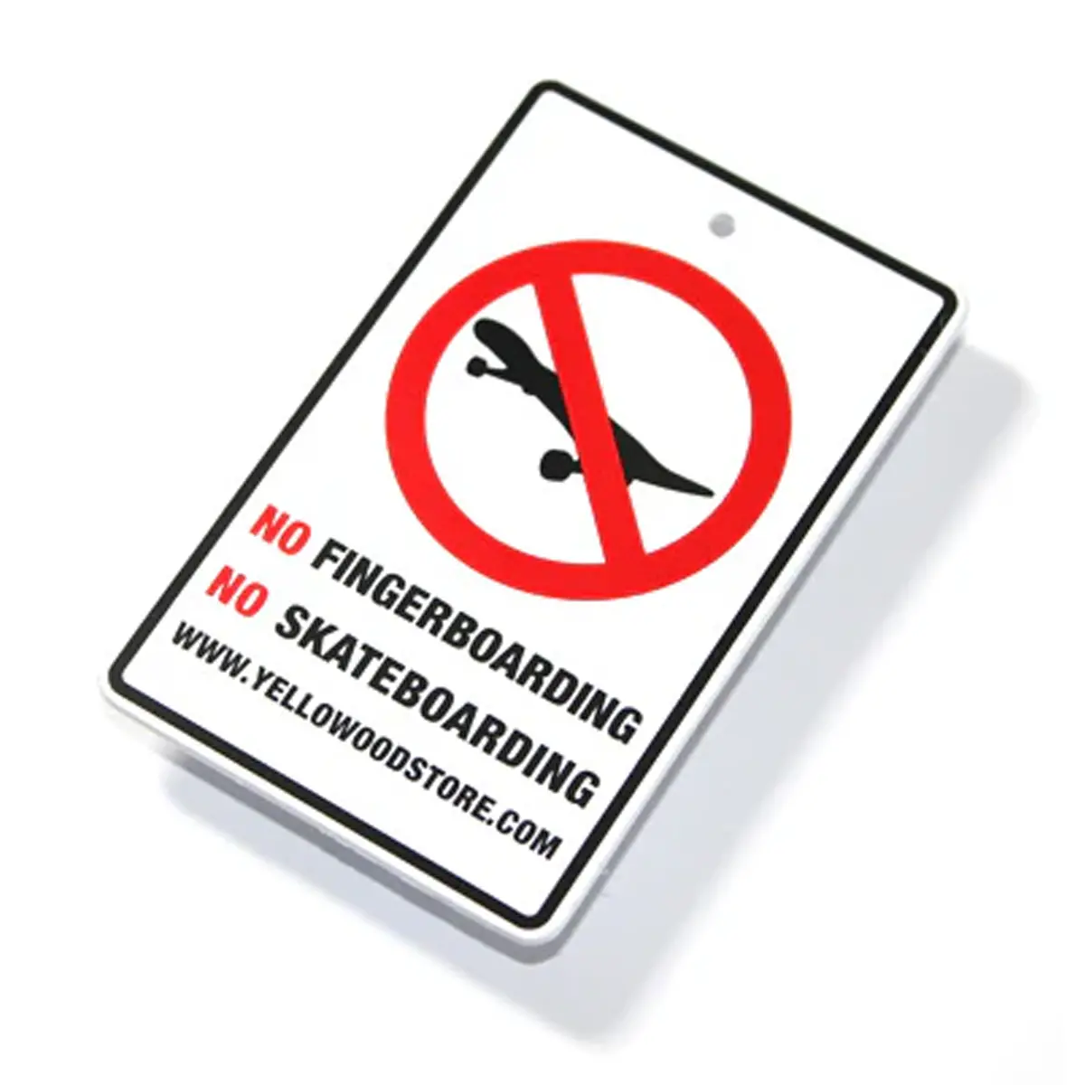 Yellowood No Fingerboarding Sign 1