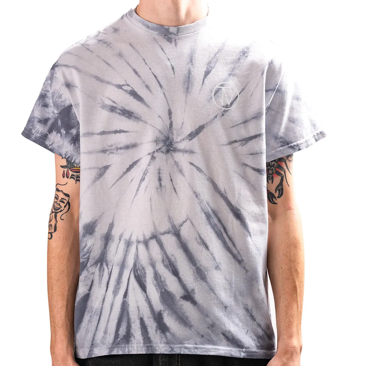 Tv Silver Tie Dye T-Shirt 1