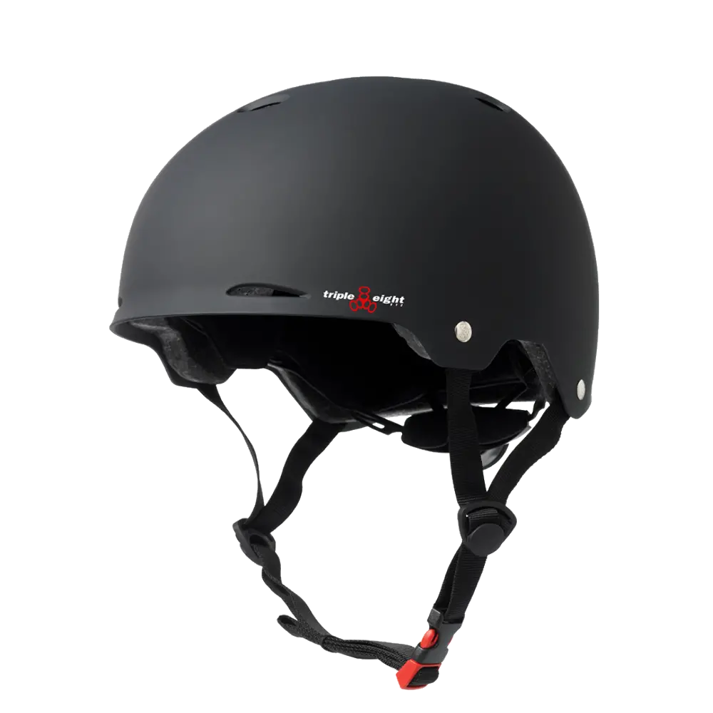Triple 8 Gotham Dual Certified Helmet - Black Rubber 1