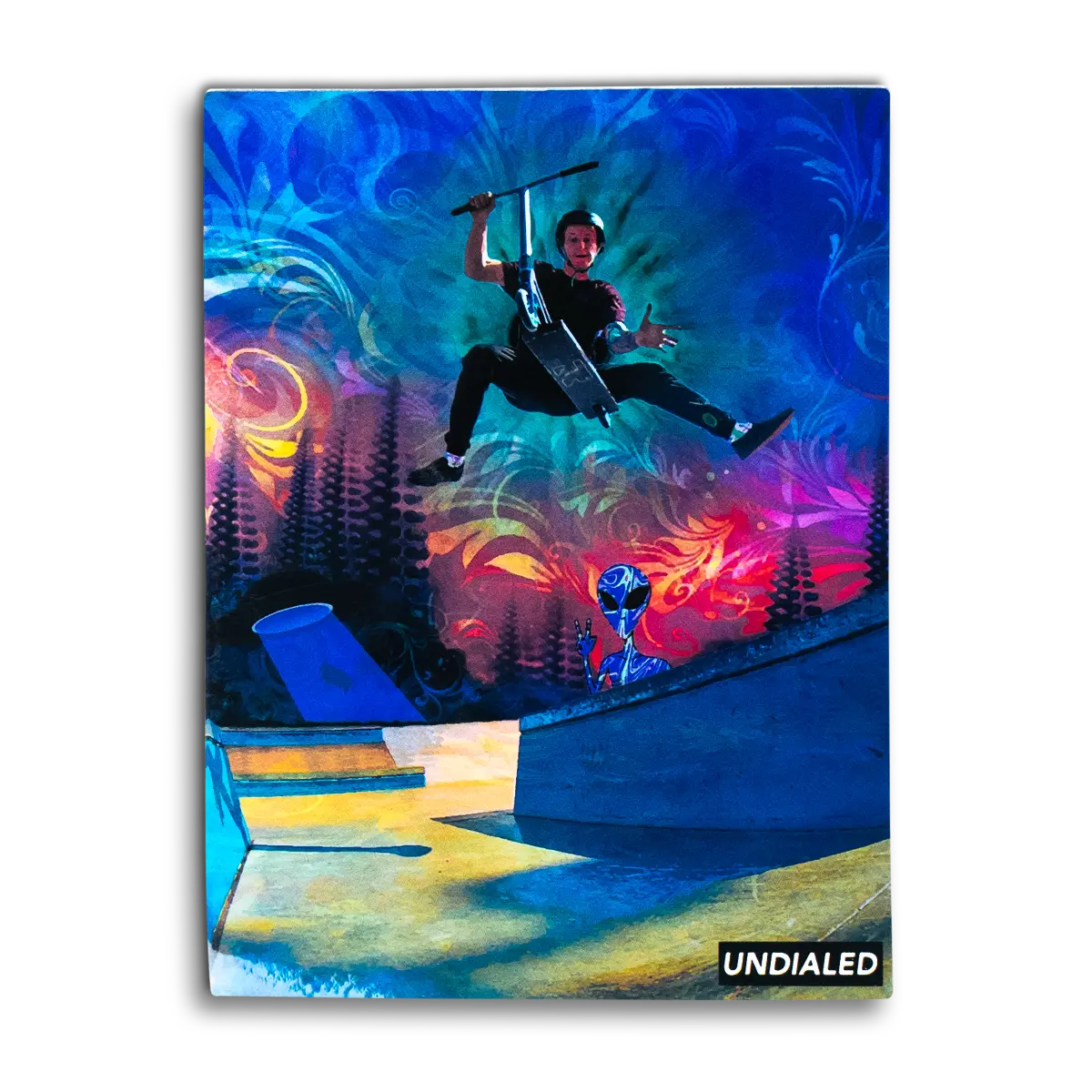 Undialed Space Clayton Sticker 1