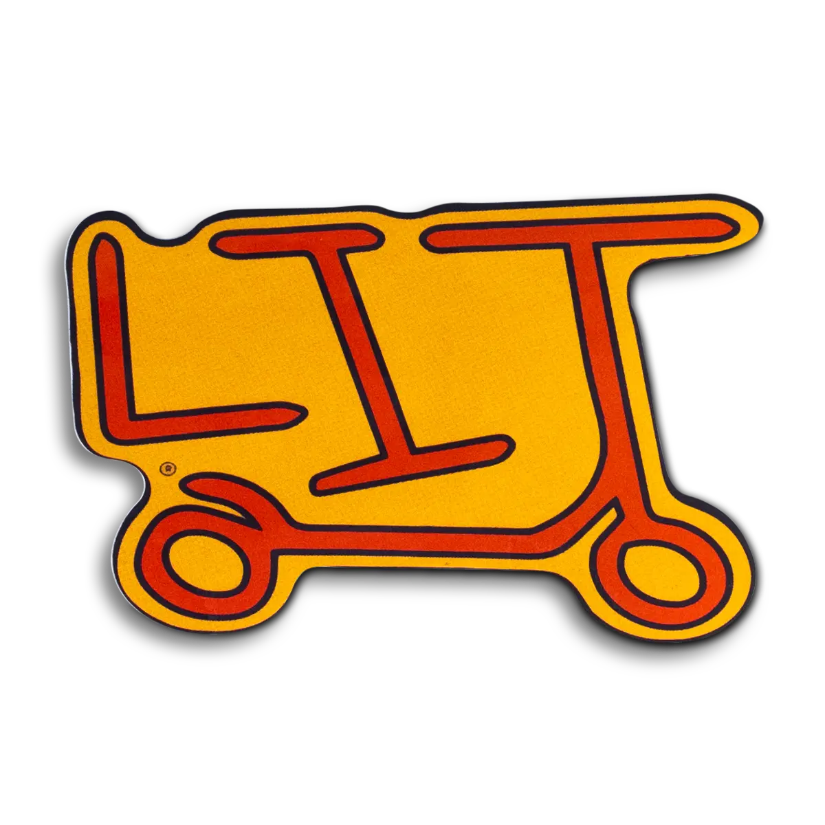 Undialed Lit Sticker - Yellow And Orange 1
