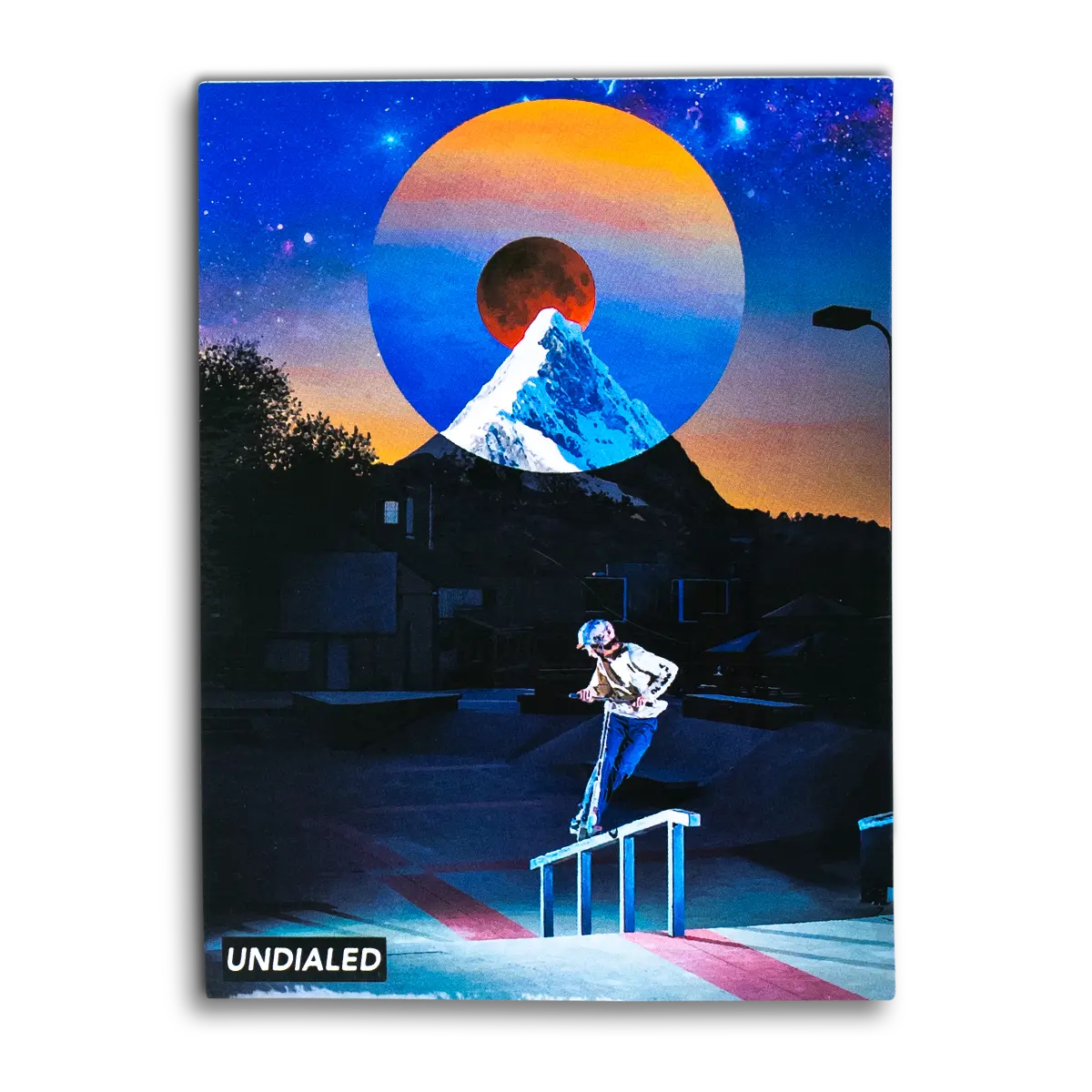 Undialed Willy Mountain Sticker 1