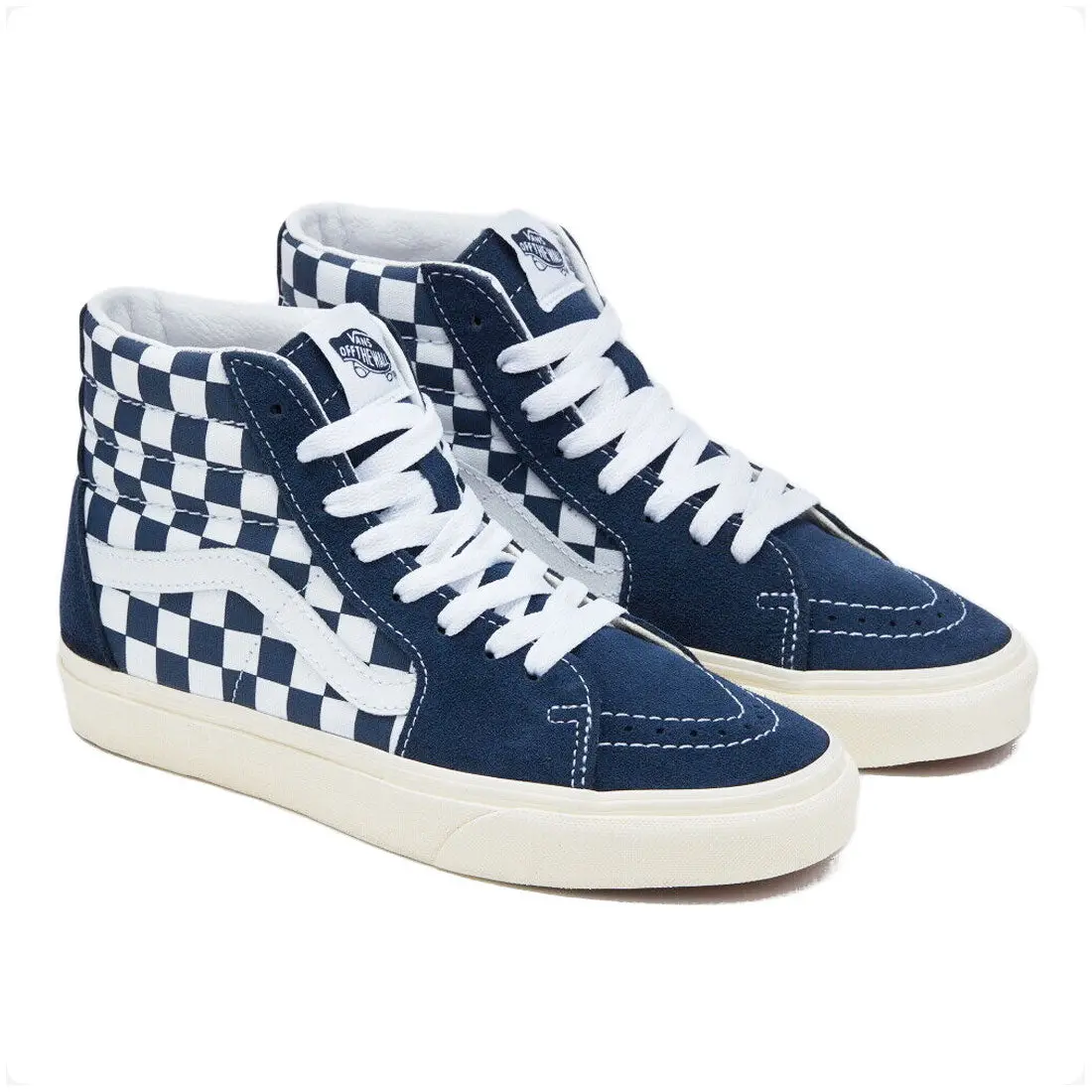 Vans Sk8-Hi Shoe - Checker/True Navy 1