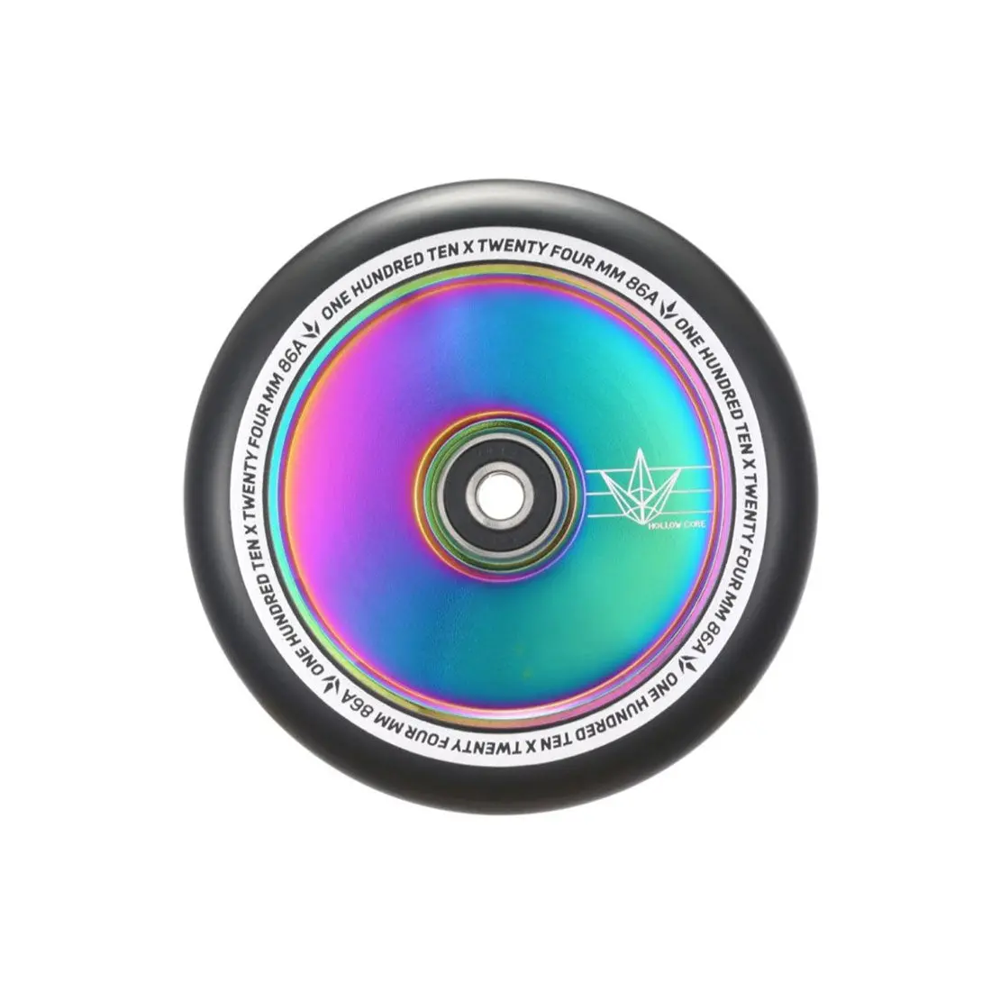 Envy Hollow Core 110Mm Wheel - Black/Oil Slick 1
