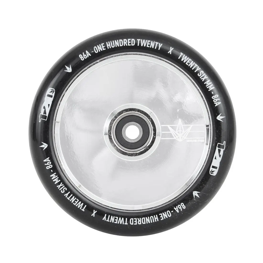 Envy Hollow Core 120Mm Wheel - Black/Polished 1
