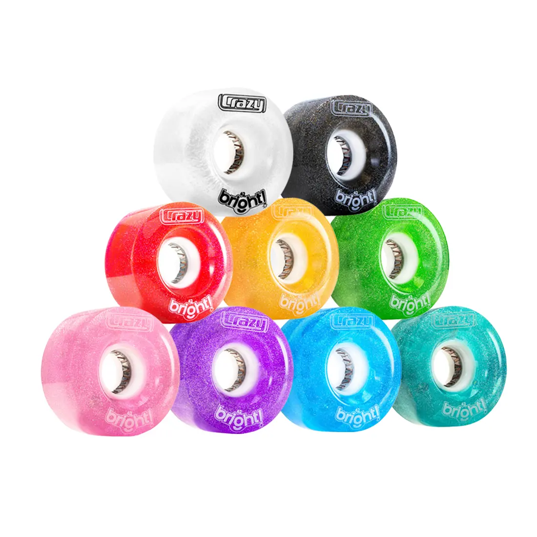 Crazy Bright 62Mm Led Wheels 4Pk 1