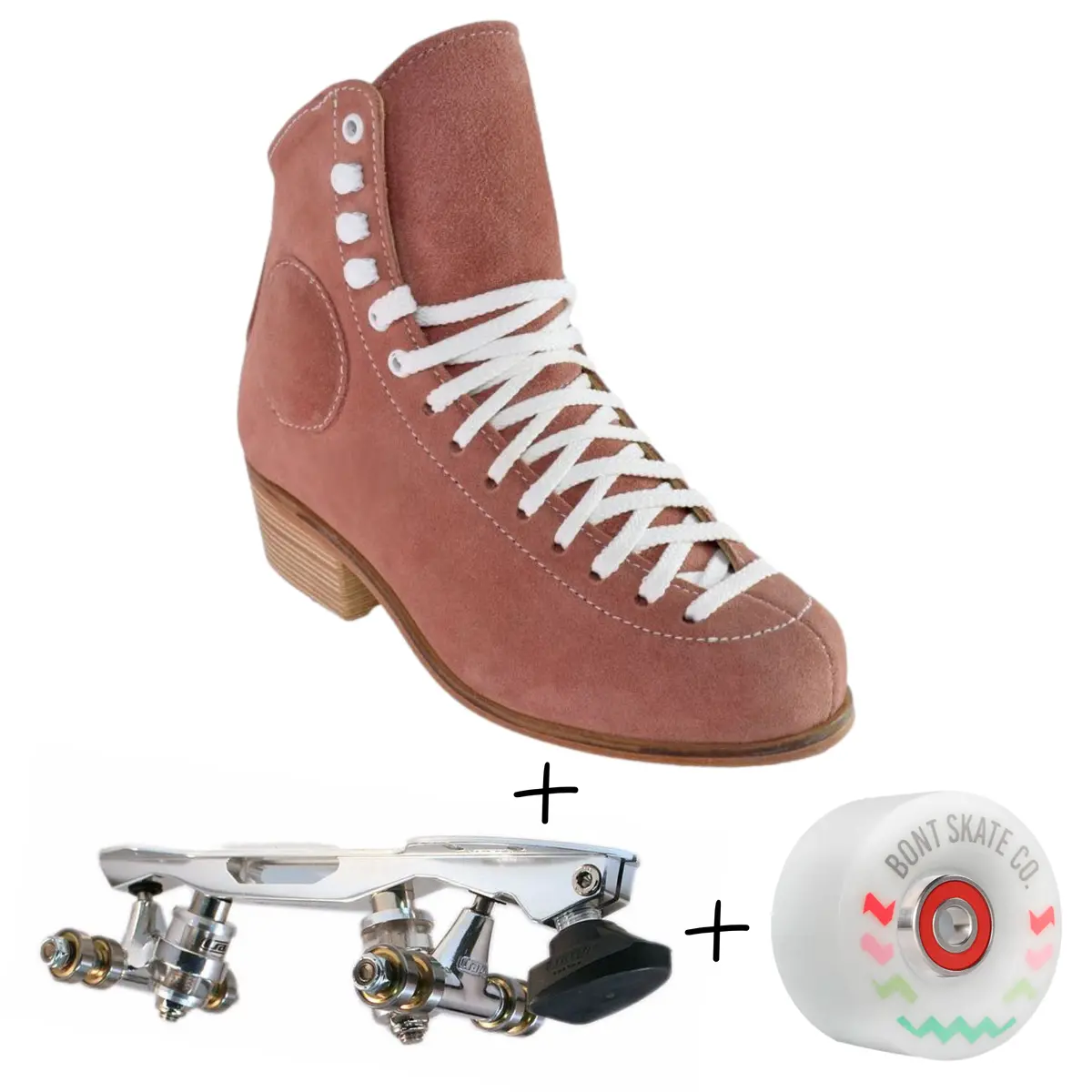 Wifa Street Suede Outdoor Roller Skates Rose Quartz 1