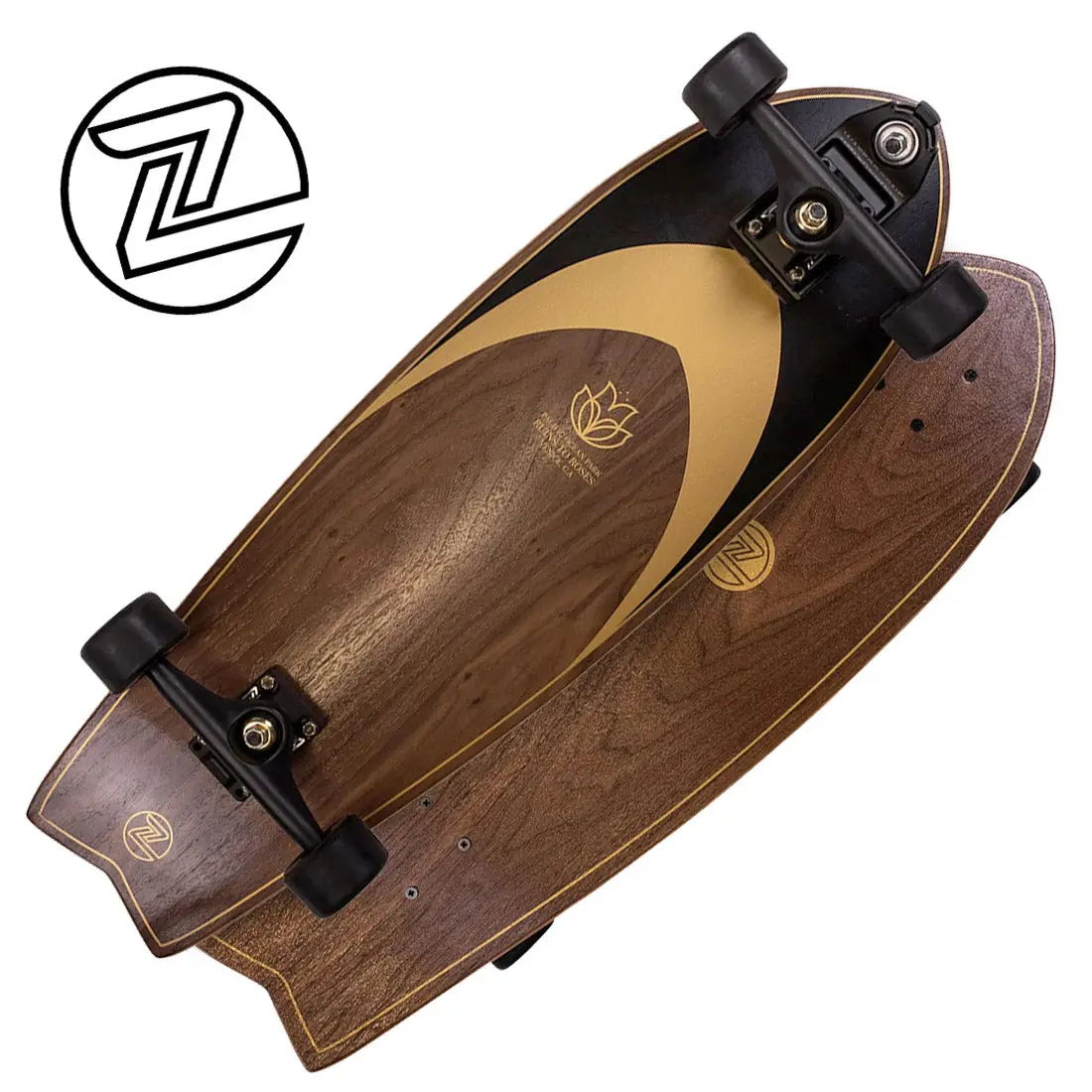Z-Flex Ruins To Roses 31 Surfskate Fish Complete 1