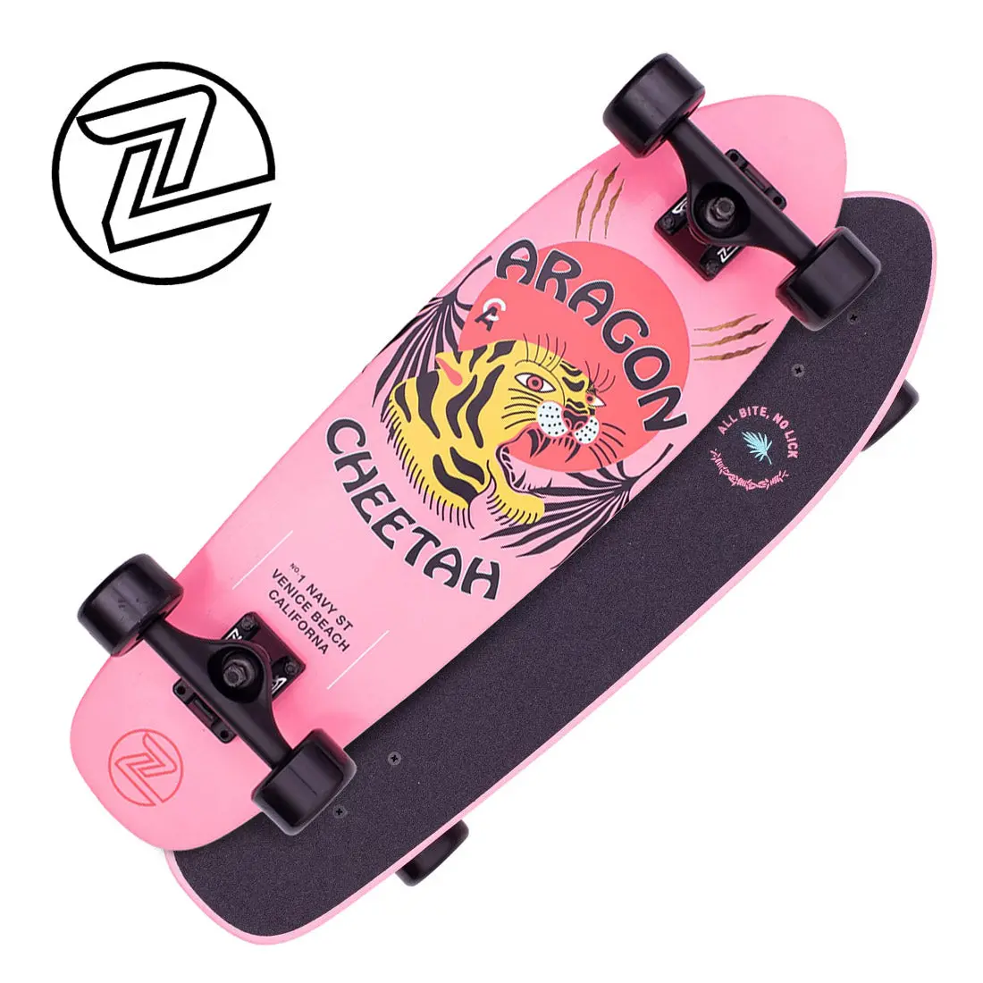 Z-Flex Aragon Cheetah 27 Cruiser Complete - Pink 1