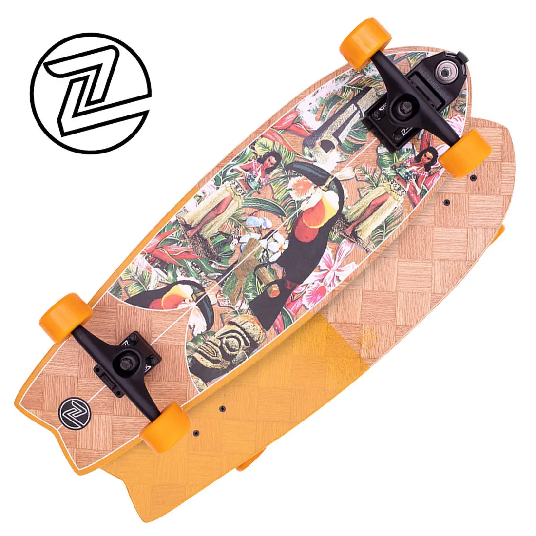 Z-Flex Banana Train 31 Surfskate Fish Complete 1