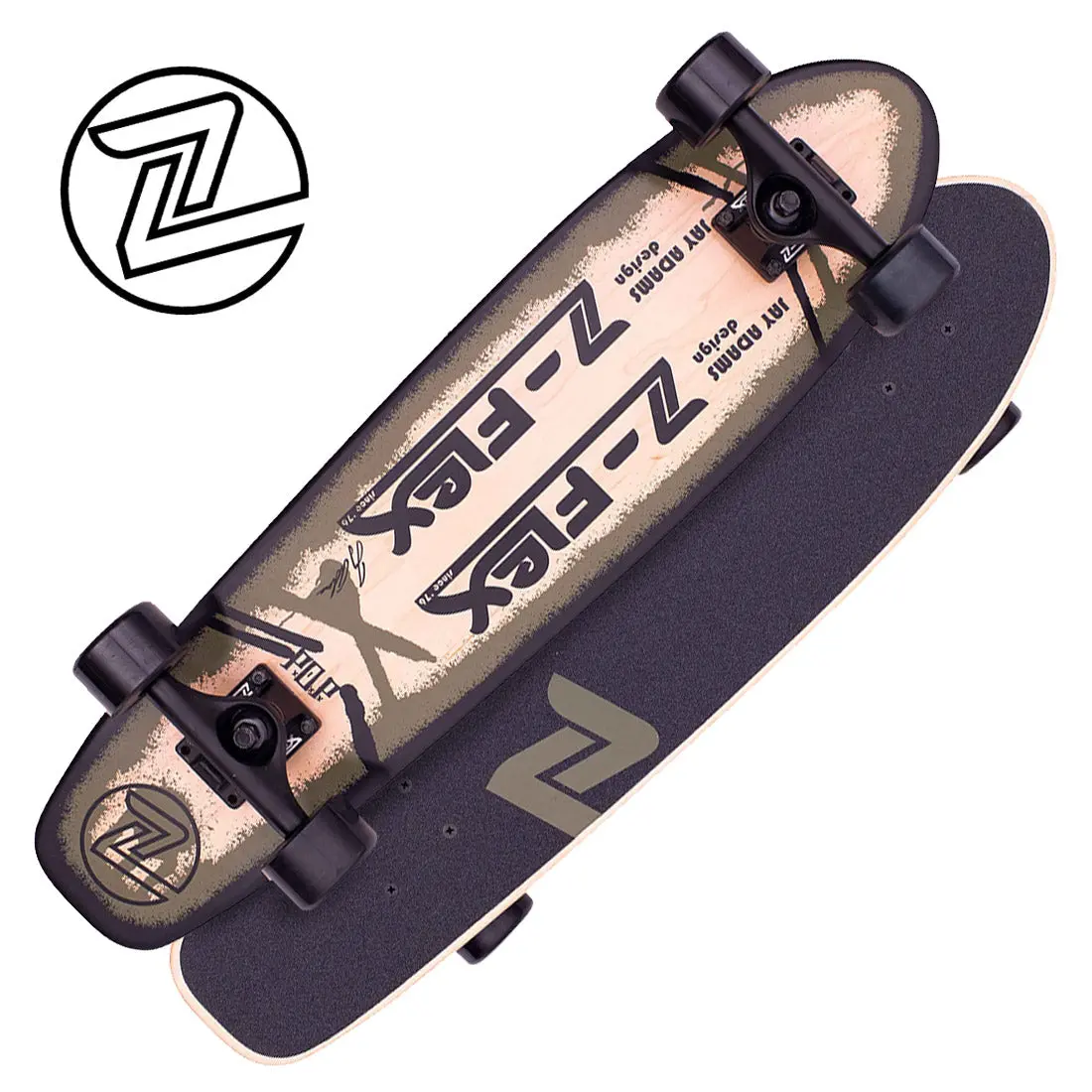 Z-Flex Pop 29 Jay Adams Cruiser - Olive 1