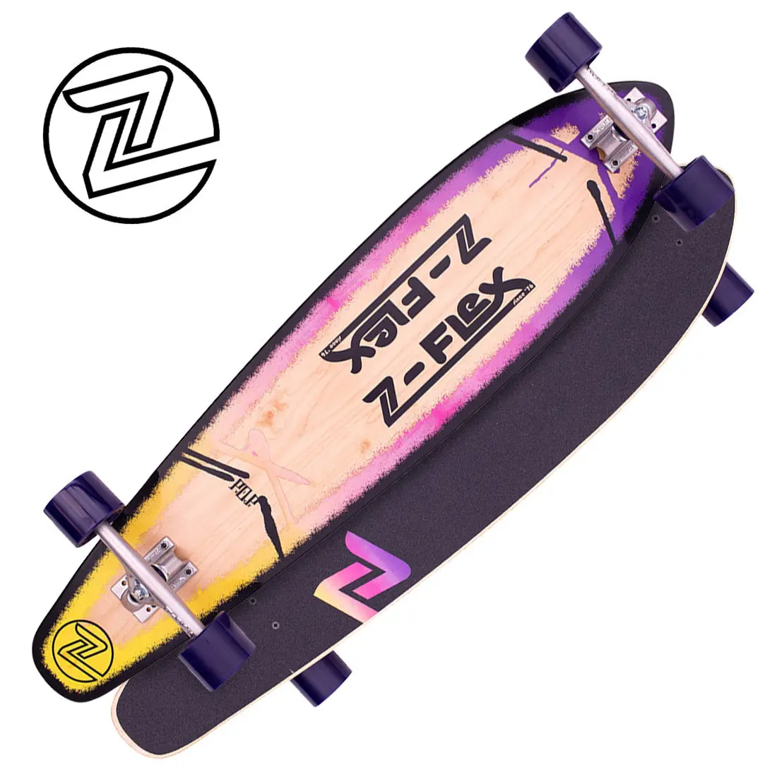 Z-Flex Pop 39.5 Roundtail Complete - Purple Fade 1