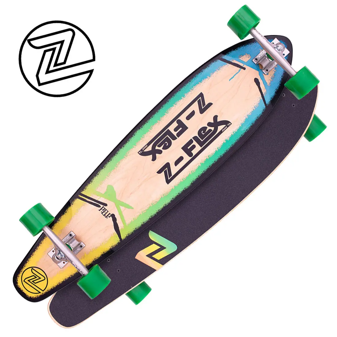 Z-Flex Pop 39.5 Roundtail Complete - Blue Fade 1