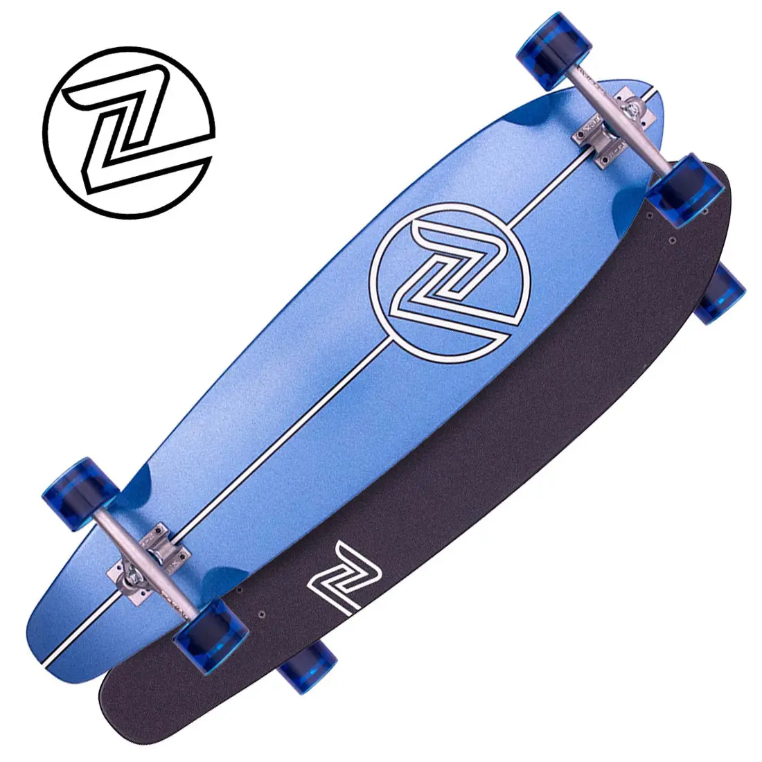 Z-Flex Metal Flake 38 Jay Adams Roundtail Complete - Blue 1