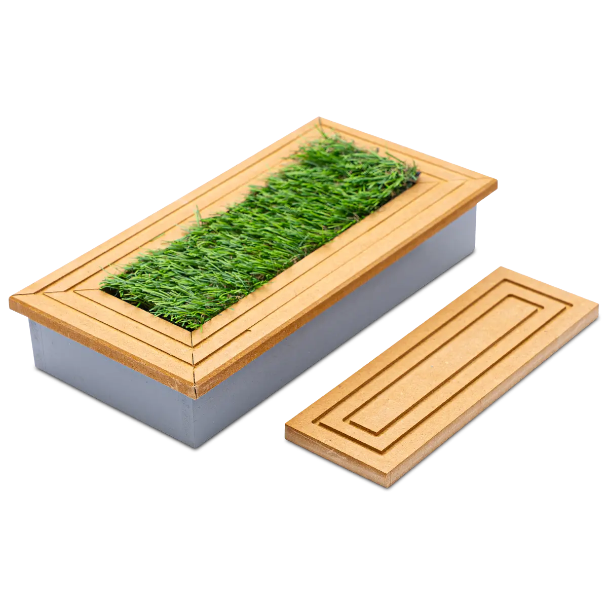 Ollie Fingerboard Ramp - Solid Planter Box 1