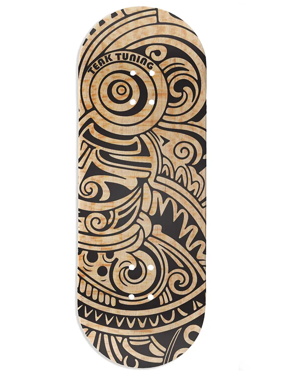 Teak Tuning Fingerboard Deck - Teak Island 1