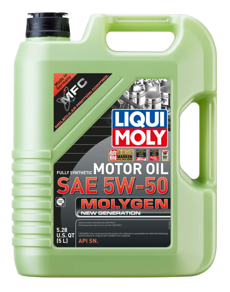 Liqui Moly 5L Molygen New Generation Motor Oil Sae 5W50 1