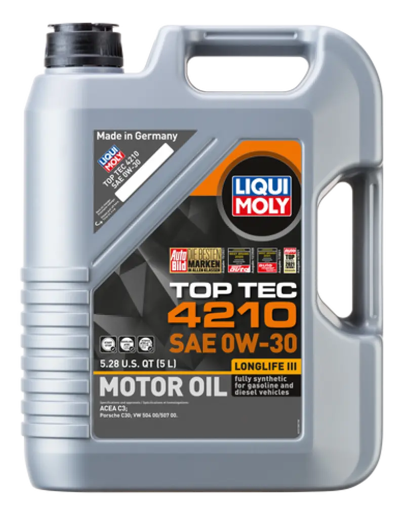 Liqui Moly 5L Top Tec 4210 Motor Oil Sae 0W30 1
