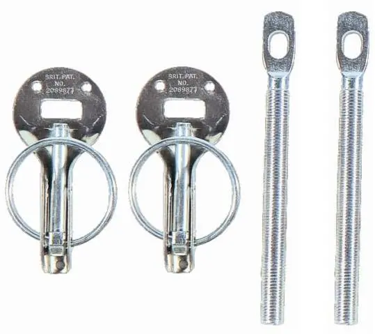 Sparco Hood Pin Silver 1