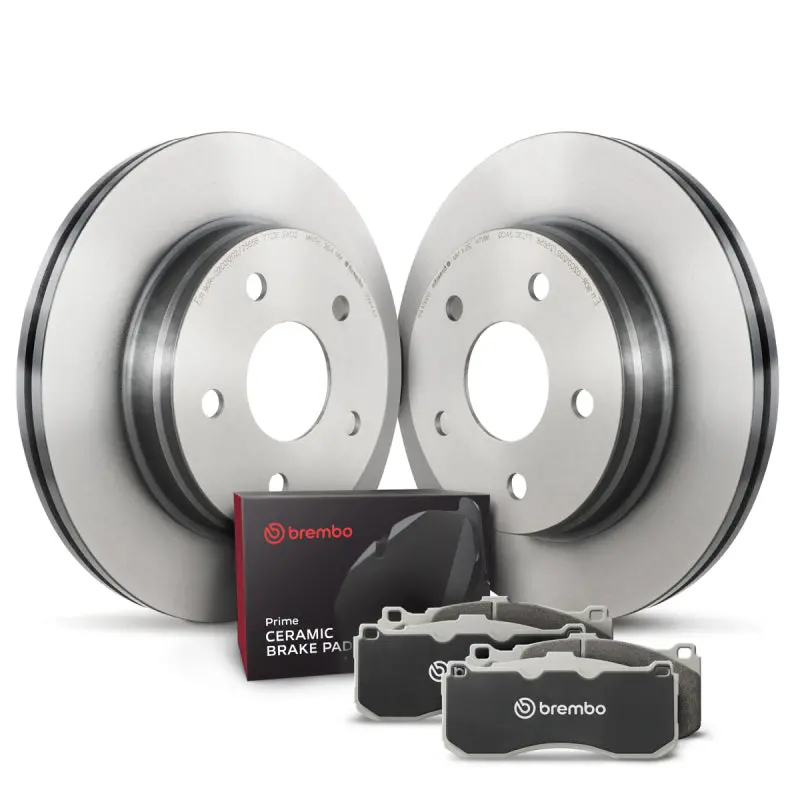 Brembo Oe 12-18 Audi A6/A6 Quattro/A7 Quattro/09-17 Q5 Front Disc Brake Kit 1