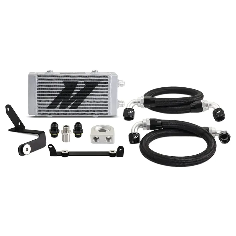 Mishimoto 2023+ Toyota Gr Corolla Oil Cooler Kit - Thermostatic - Silver 1